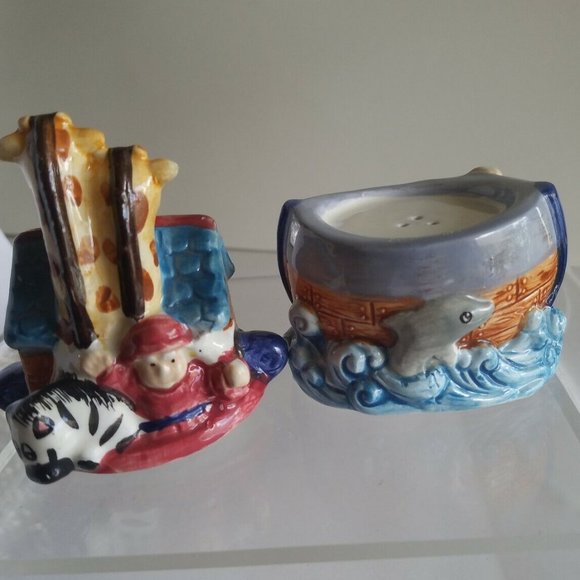 Noahs Ark stackable Salt and Pepper Shaker Set by Hometrends - Picture 6 of 7